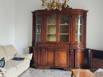Credenza classica stile barocco noce