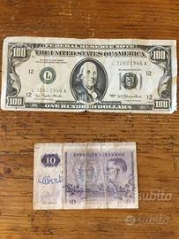 Figurine 100 dollari vota PCI e mini monete lampo