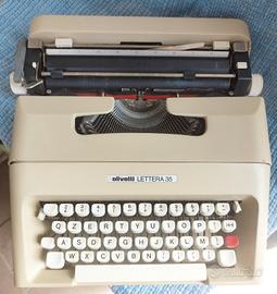 macchina da scrivere portatile Olivetti Lettera 35