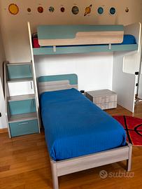 Letto a ponte cameretta