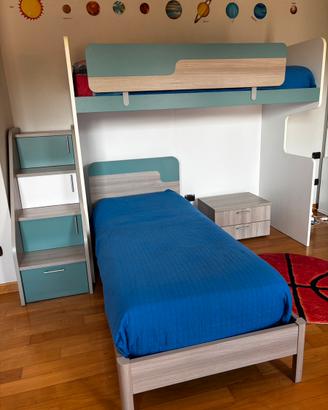 Letto a ponte cameretta