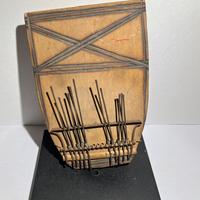 Strumento africano raro antico Kalimba