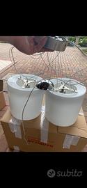 Lampadario con doppia illuminazione