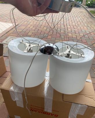 Lampadario con doppia illuminazione