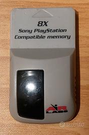 Memory card 8x per playstation