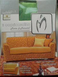 Copricuscino Marta Marzotto made in Italy, verde