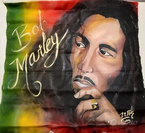 Dipinto artistico Bob Marley fatto a mano