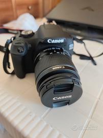 Canon EOS 2000D + obbiettivi e borsa TRATTABILI
