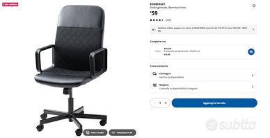Poltrona da ufficio IKEA