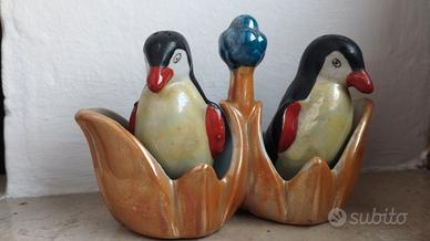 sale pepe vintage porcellana lusterware pinguino