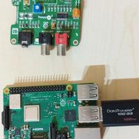 schede Raspberry pi e DAC