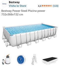 piscina fuoriterra bestway 732x366x132