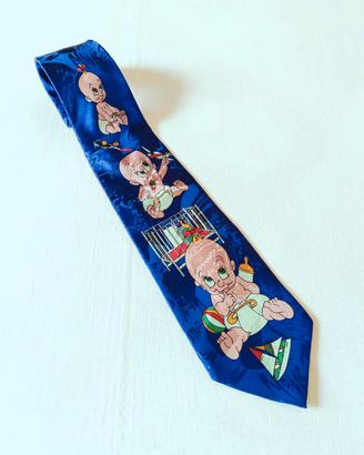 Cravatta vintage Baby Herman Disney Amblin / Iside