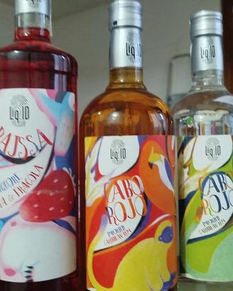 4 bottiglie piene di spirit