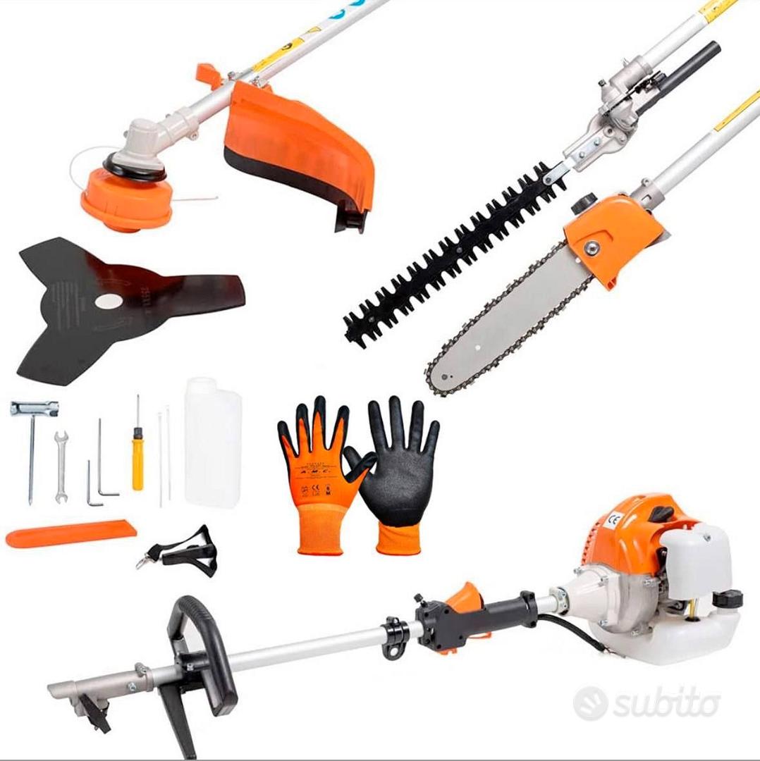 Tagliaerba Decespugliatore a Benzina Multifunzione 5in1 52cc per Giardinaggio Mo