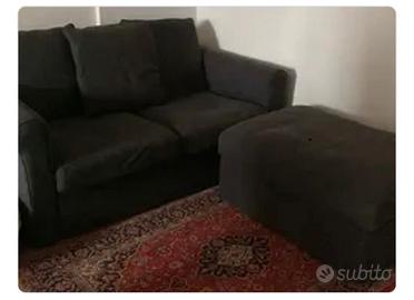divano ikea  ektorp + pouf 
