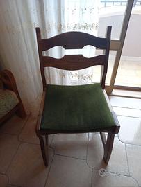 Sedie in legno massello, quantità 6