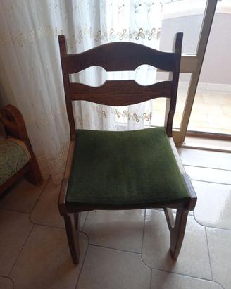 Sedie in legno massello, quantità 6