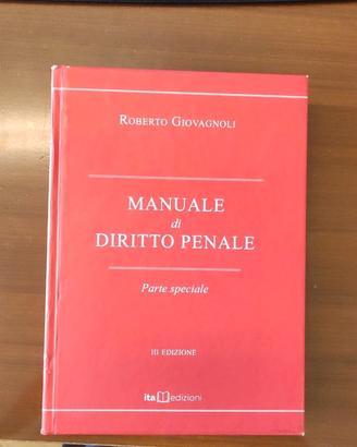 Manuale di diritto penale parte speciale Giovagnol