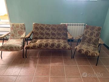 Salotto Vintage4  '70 (2 Poltrone + 1 Divano)