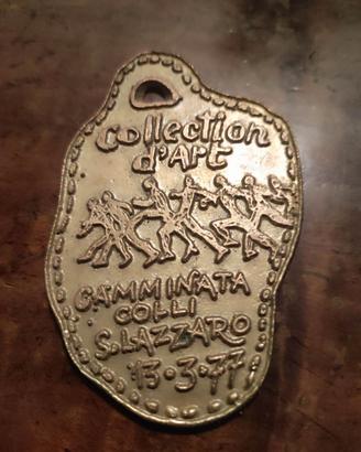 Medaglia Vintage Camminata S. Lazzaro 1977