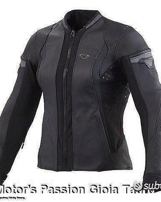 MACNA Giacca Moto Pelle Cyenna Donna Nera 180
