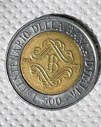 Lire 500 - Centenario Banca d’Italia