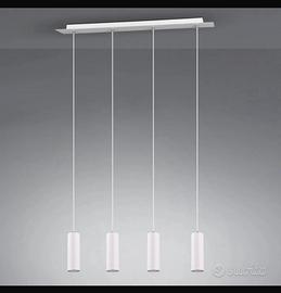 Lampadario a sospensione bianco