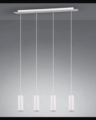 Lampadario a sospensione bianco