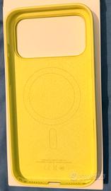 Cover ORIGINALE Apple gialla iphone 17pro max