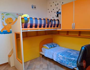 Camera da letto a ponte per bambini