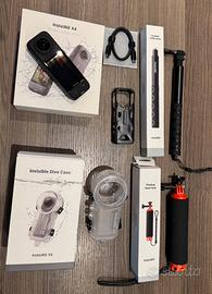 Insta 360 X4 pack subacqueo