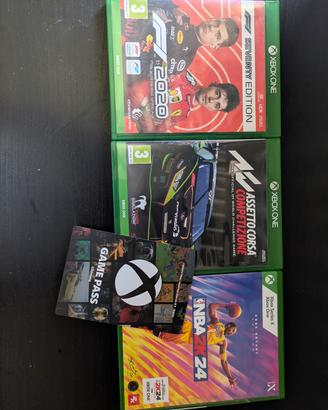 Lotto Giochi Xbox+ un mese di gamepas ultimate 