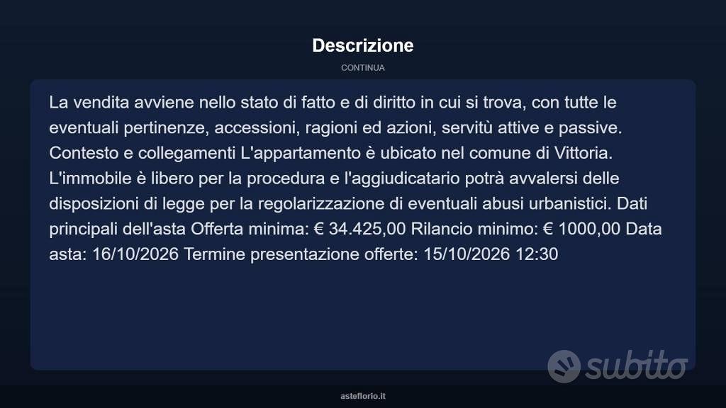 Appartamento – Vittoria, Ragusa - Altro