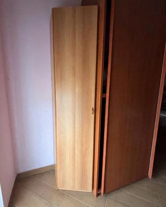 2 Armadi a Colonna - 1 anta rovere chiaro