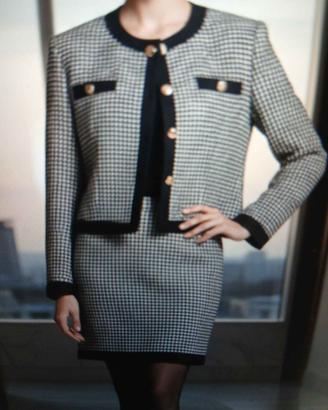 Vintage Tailleur pied de poule