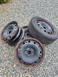 4 cerchi in ferro 5 fori 15" per Seat Ibiza