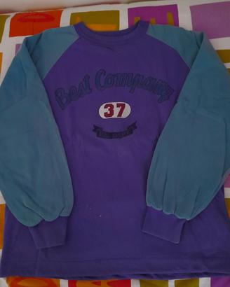 Best Company felpa double face vintage 90s