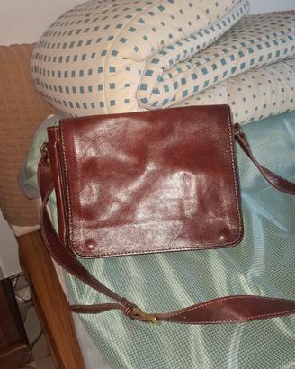 Borsa a tracolla in cuoio