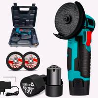 Mini Flex Smerigliatrice 2 Batterie 12V Portatile 