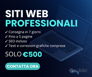Sito Web Professionale a soli 500