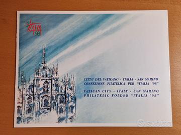 FOLDER FRANCOBOLLI "ITALIA 98"- 131