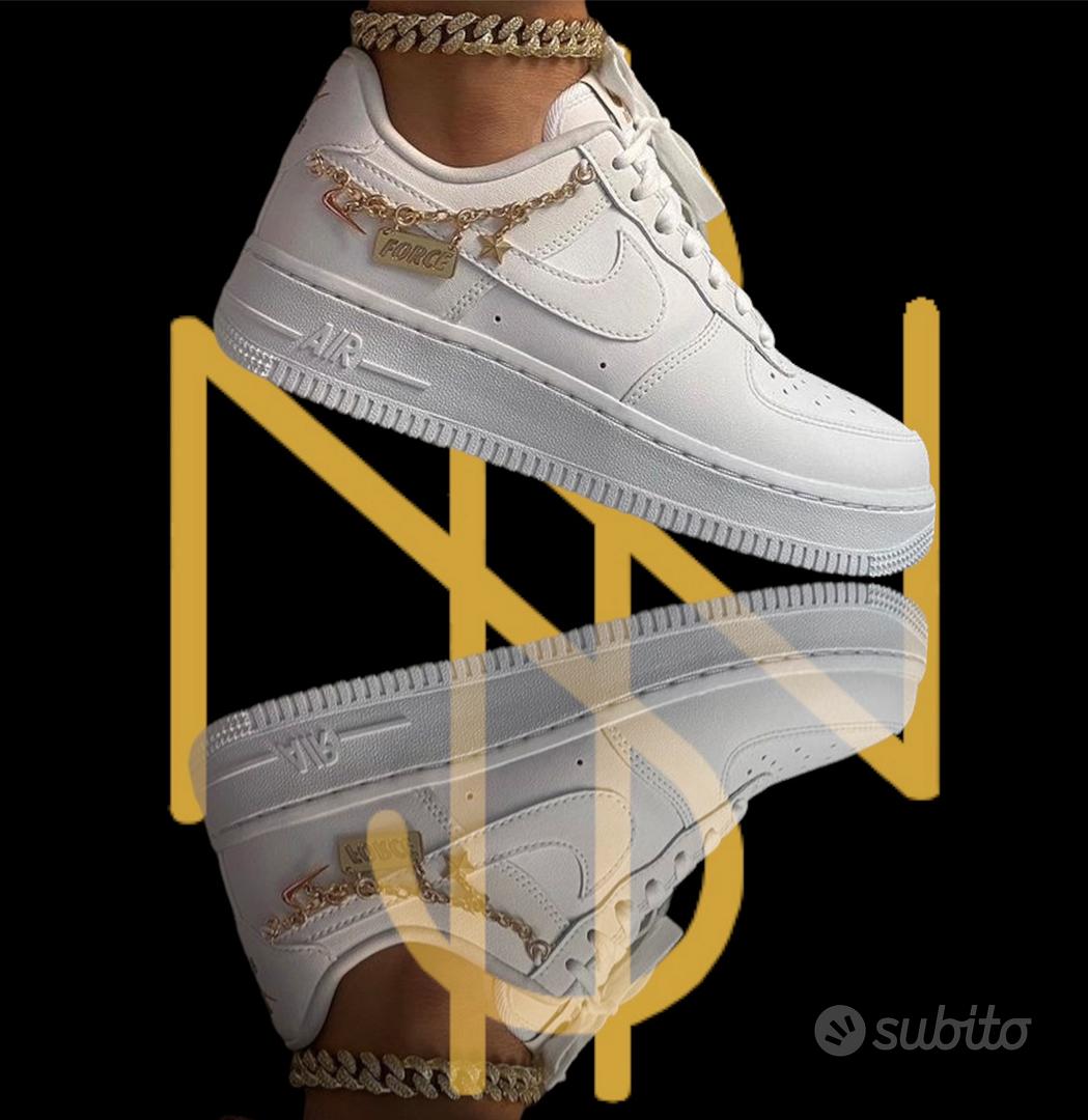 air force con catena oro