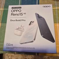 Oppo Reno 15 512gb 5G NUOVO bundle cuffie e cover