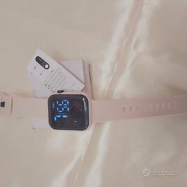 orologio digitale led bianco nuovo