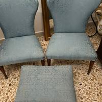 tris poltroncine vintage