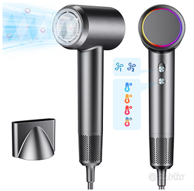 Asciugacapelli Ionico a 4 Temperature e 2 Velocità