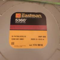 5x 35mm Film diapositive BW Kodak 5360 Rullini