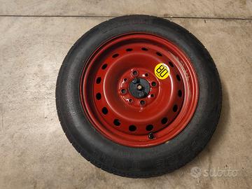Ruotino di scorta Pirelli T125/80 B13 completo di 