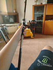 canna e mulinello da pesca 